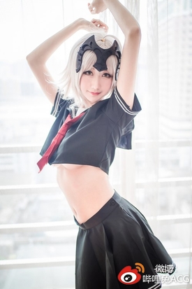 [Cosplay] Coser@木绵绵OwO VOL.037 贞德（黑）[23P-53MB]